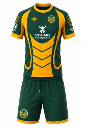 Rugby Match Jersey & Shorts — Men — Relaxed (Home)