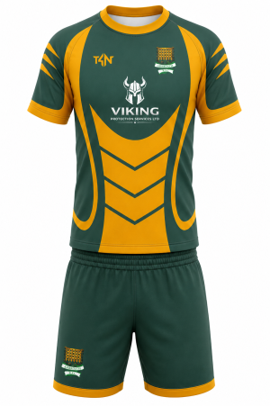 Rugby Match Jersey & Shorts — Men — Relaxed (Home)